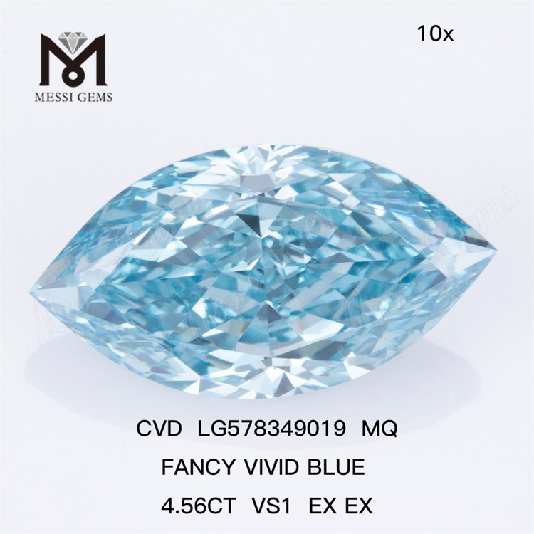 4.56ct vs1 ex ex cvd mq fancy vivid blue lab diamond lg578349019