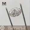 3.32CT OV F Oval Fabricated Diamonds VVS2 EX EX CVD Diamond LG630444302 