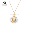 10-11mm S925 Golden South Seas pearl necklace Luxurious