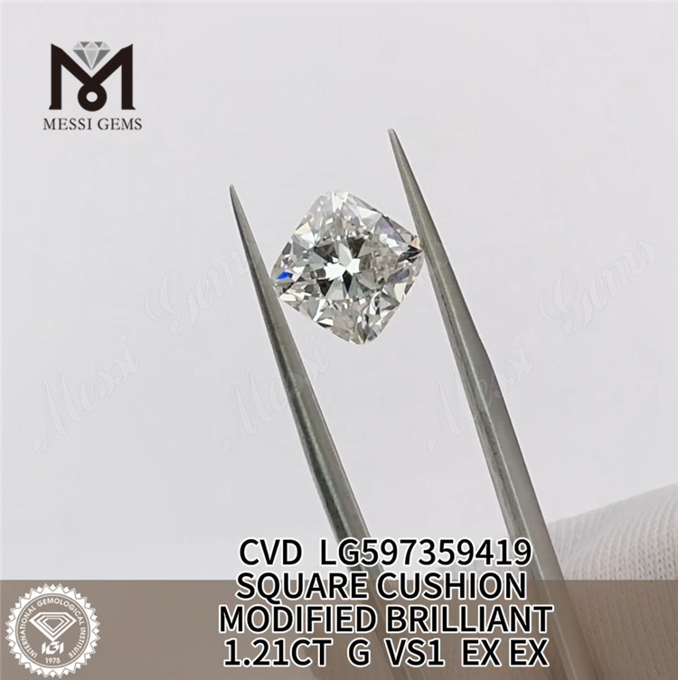 1.21CT G VS1 cu lab grown diamond price per carat Environmental Consciousness丨Messigems LG597359419 