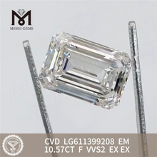 10.57CT EM F VVS2 CVD made in lab diamond LG611399208丨Messigems 