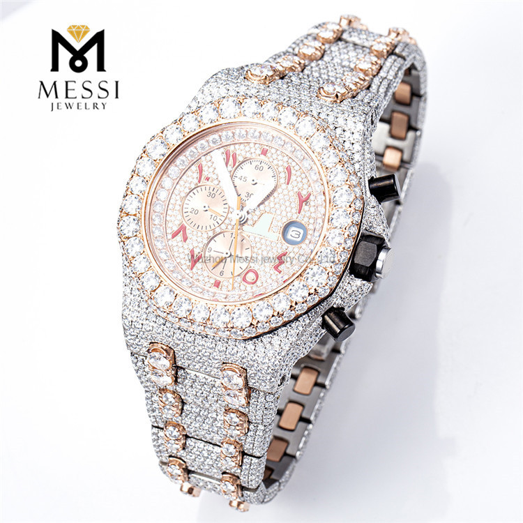 Sophisticated and Stylish Moissanite Watch Mens for Men