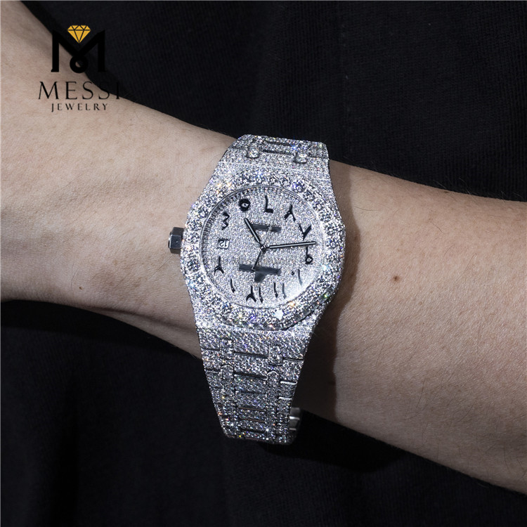 moissanite diamond cartier watch