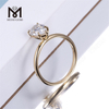 Rose gold 2CT lab grown diamond Pear Shaped Engagement Ring