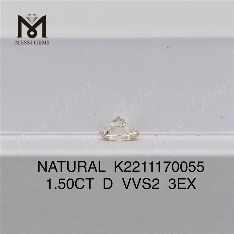 1.50CT D VVS2 3EX Natural Diamonds K2211170055 for Sale Discover Exquisite Gems丨Messigems