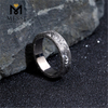 4.3G US11 Unique Pattern Damascus Titanium Ring for Men MSR-1984