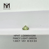 1.00CT VS1 FANCY LIGHT GREEN ID EX EX HPHT Best Lab Created DiamondLG696543280