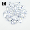 Jewellery making wholesale white color marquise cz gems 