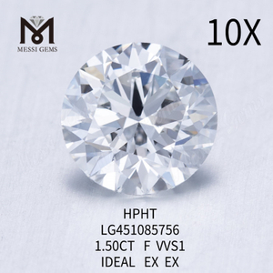 RD lab diamonds 1.50ct F VVS1 IDEAL Cut