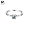 1ct woman solitaire moissanite ring fashion 925 sterling silver ring