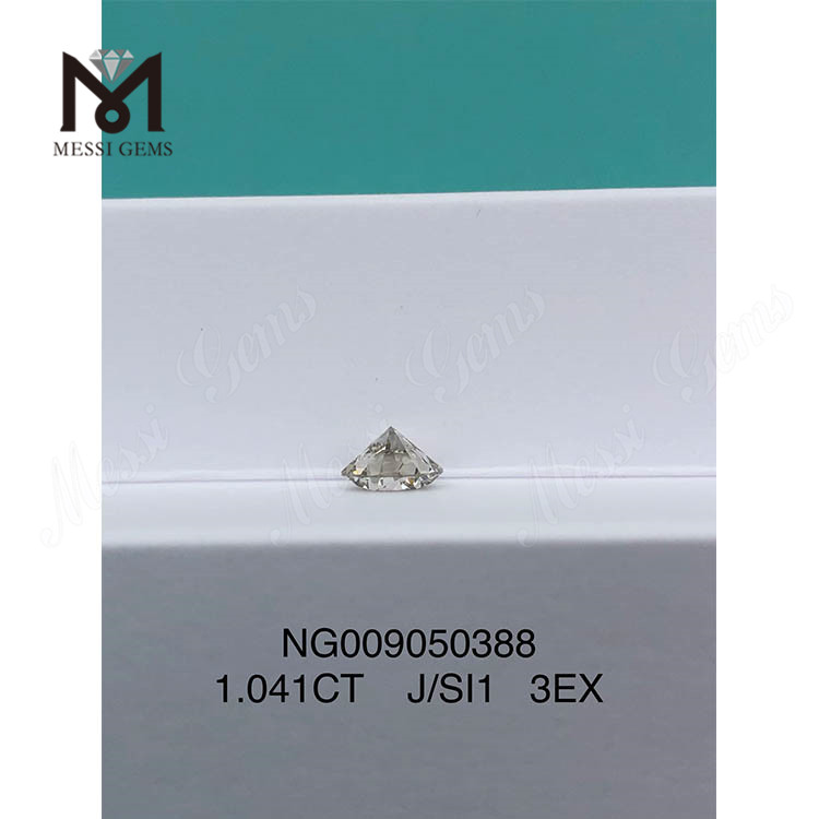 1.041ct J SI1 white Lab Grown Diamond stone I SI EX Cut