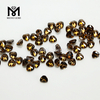 4x4mm Trillion Conscidisti solutam brunneis color CZ gemstone 
