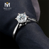 wedding 1ct 14k/18k custom rings moissanite gold ring for women