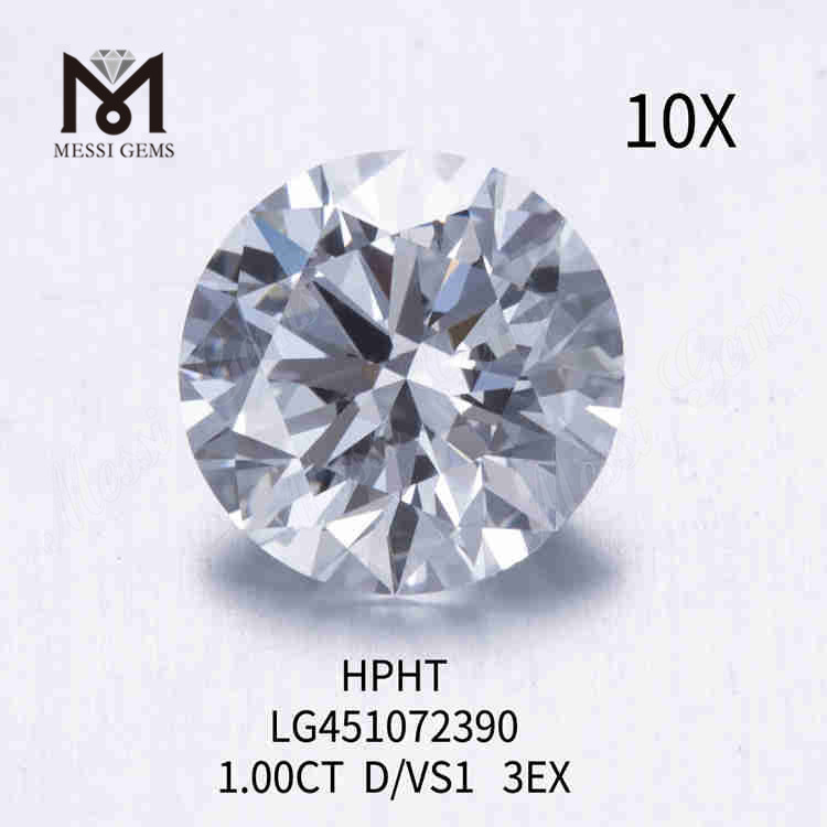 1.00CT D VS lab created diamond 3EX HPHT loose synthetic diamonds