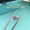 1.66ct D/VVS Round cut lab simulated diamonds 3EX