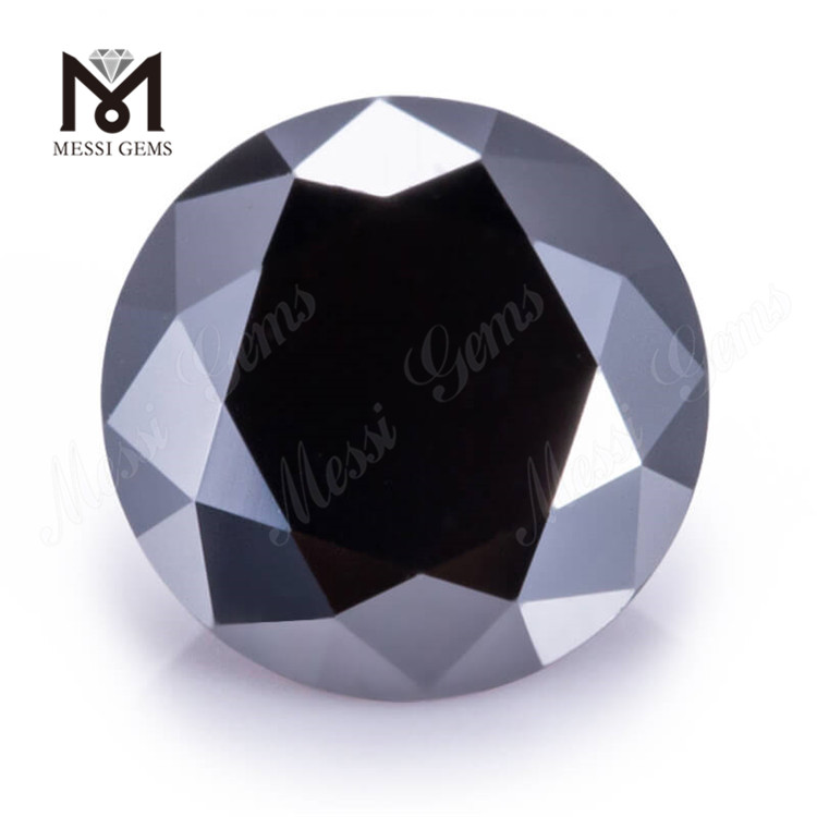 Emerald/Round Cut Black Colour Wholesale Price Synthetic Moissanite