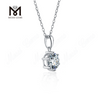 Messi Gems classic design pendant 925 silver necklace for woman