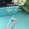 1.04 carat D/SI1 IDEAL EX EX lab grown diamond Round 