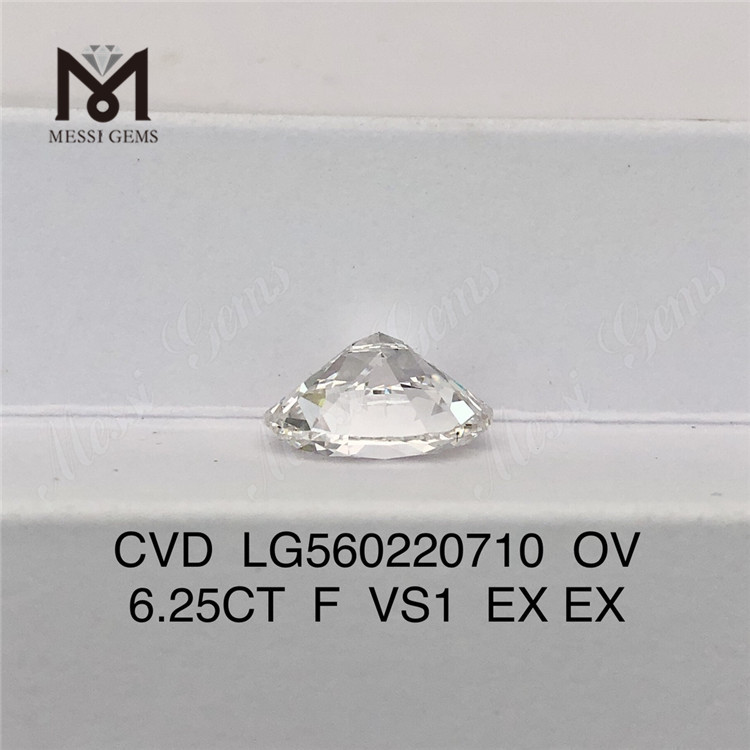 6.25CT F VS1 EX EX CVD OV largest artificial diamond IGI wholesale price