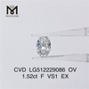 1.52ct F vs cvd diamond cvd loose lab diamond cheap price