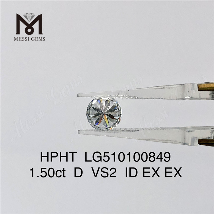 1.50CT D VS hpht diamond EX lab diamonds factory price