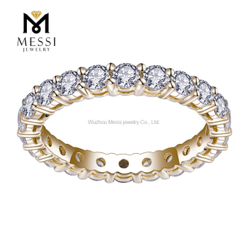 18k 14k 10K Eternity Band Lab Diamond Eternity Band Ring