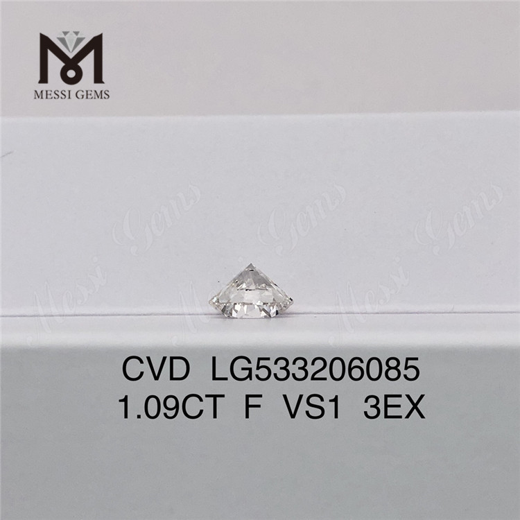 1.09CT Round Man Made Diamond D VVS1 3EX Cvd Diamond Wholesale