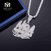 men hip hop custom design rapper chain real iced out jewelry for cheap
