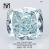 2.06ct cushion cvd diamond wholesale fancy green blue lab grown diamond suppliers