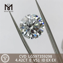 4.42CT E VS1 ID 4ct cvd diamond Eco-Friendly Brilliance LG597359298 丨Messigems