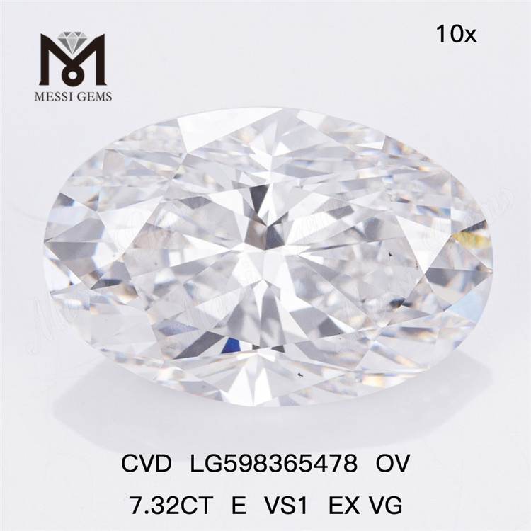 7,32CT E VS1 EX VG OV CVD Diamond Online LG598365478 丨 Messigems