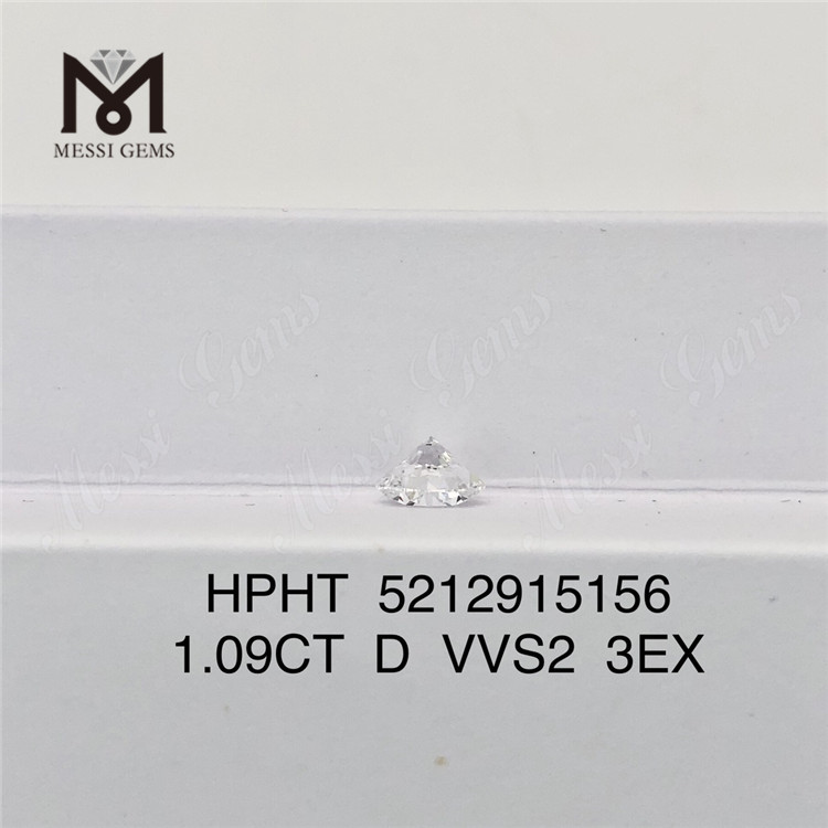 1.09CT D VVS2 3EX HPHT GIA made not mined diamonds 5212915156丨Messigems 