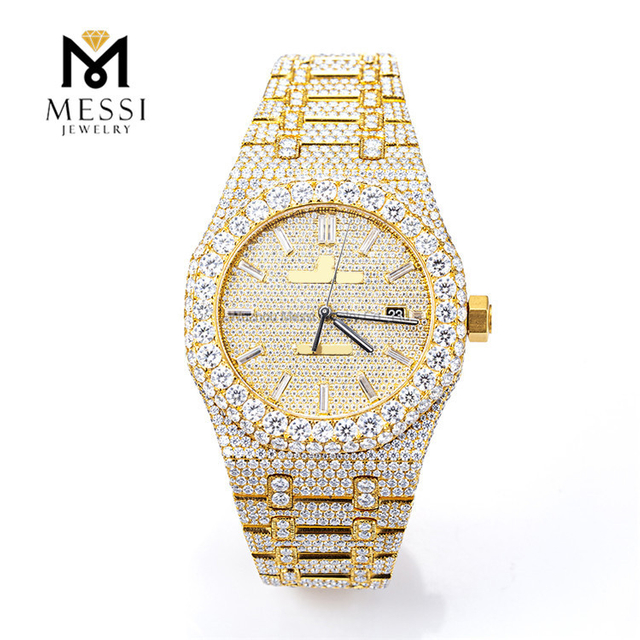 ゴールド モアサナイト時計 楽天市場】モアサナイト ジュエリーウォッチ 本格ラグジュアリー時計