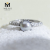 6.5-7mm Elegant Wedding Akoya Pearl Rings S925