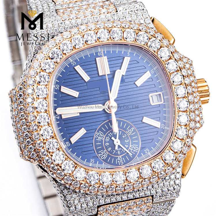 Luxury and Elegance Combined Moissanite Mens Watches for Men MSA-579