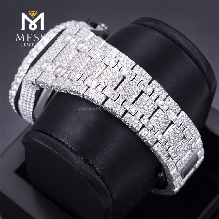 moissanite watches for sale whte gold