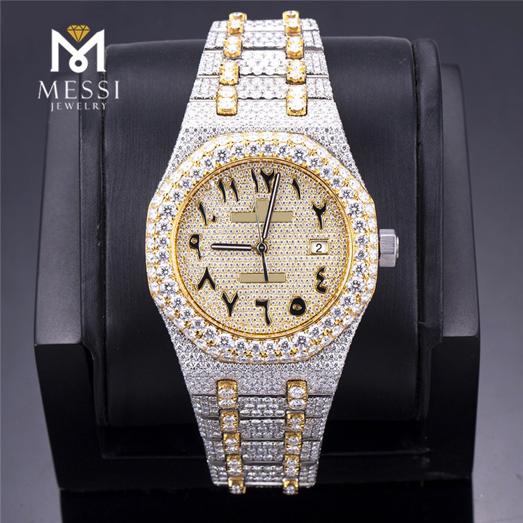 mens moissanite watches cheap