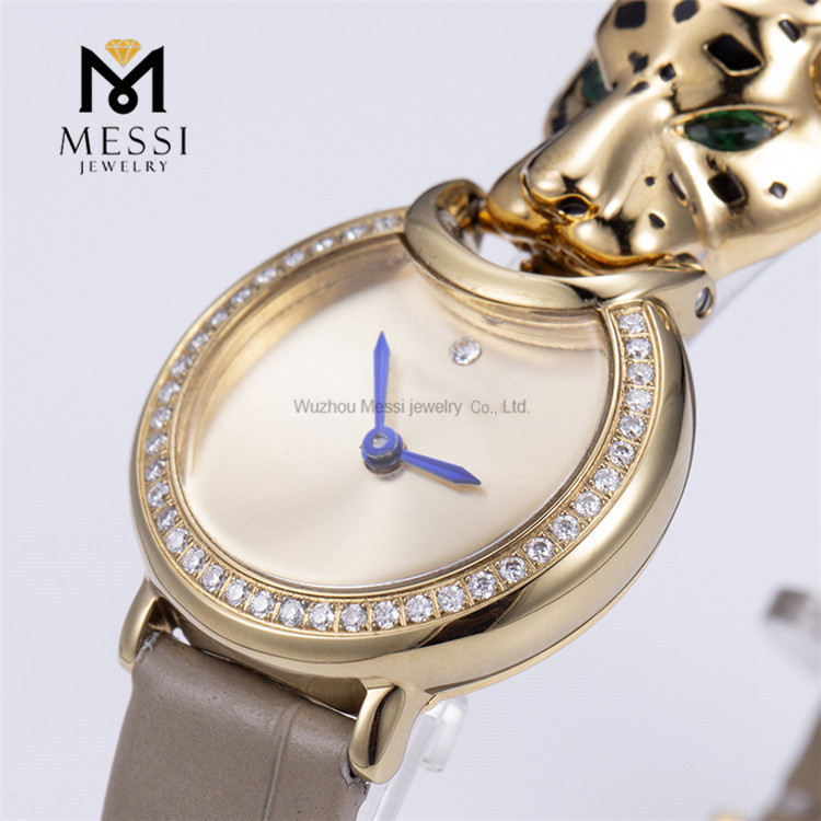Distinctive Leopard Moissanite Watches for Women