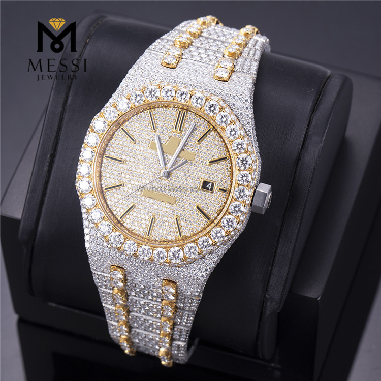 mens moissanite watch for sale