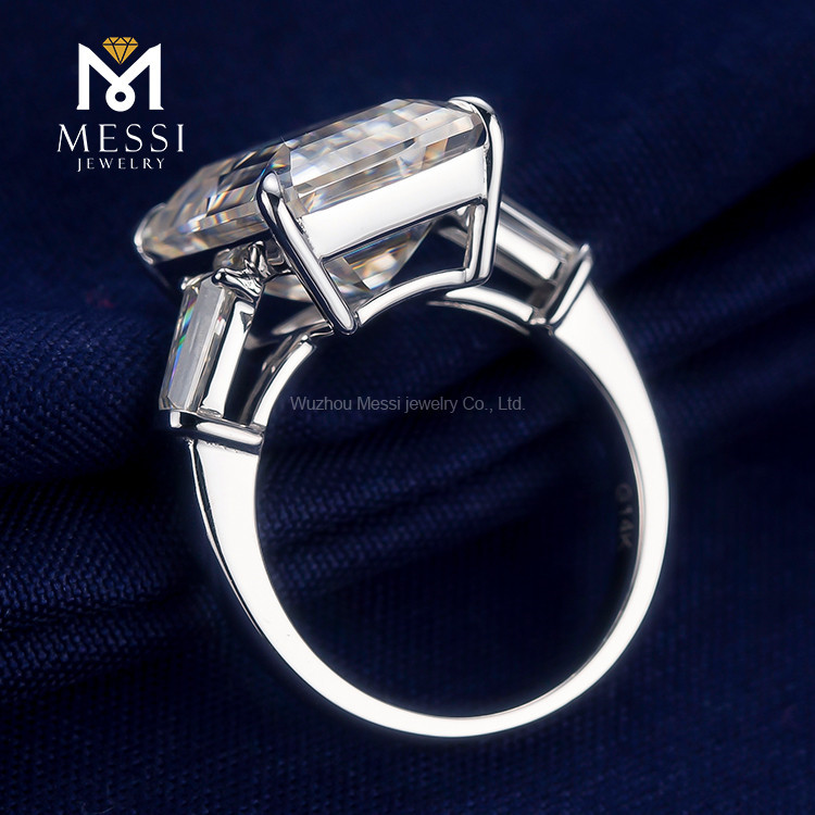 three stone diamond engagement ring