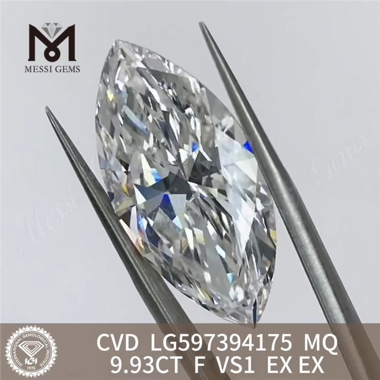 9.93CT F VS1 EX EX levate Your Inventory with MQ Lab-Grown Diamonds CVD LG597394175丨Messigems