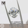 5.65CT G VS2 SQUARE CUSHION MODIFIED BRILLIANT simulated diamonds CVD LG586347186 