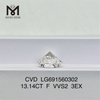 13.14CT F VVS2 3EX CVD loose lab diamond LG691560302 