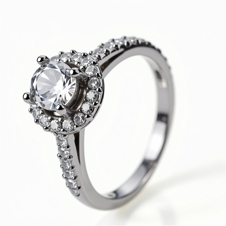 halo lab diamond ring