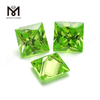  Color cubic zirconia apple green square shape CZ stones with cheap price