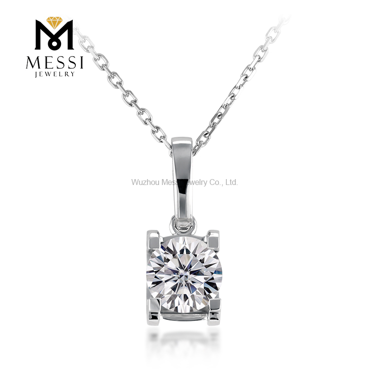fashion white gold wedding necklace custom