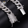 925 Silber handgefertigt Moissanit aus Bling Cuban Chain Link