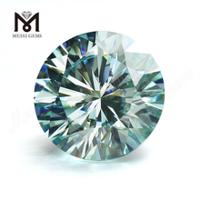 4 Carat Green 10mm Round Cut Synthetic Moissanite