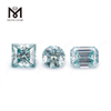 Wholesale Price Loose Moisonite Princess Cut 1 Carat Blue Moissanite Diamond
