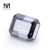 Emerald Shape Grey Moissanite 7x9mm Loose Moissanite Stones Factory Price Gems in Stock